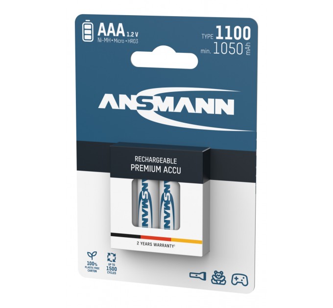 Ansmann Аккумуляторы Ansmann AAA/HR03 NI-MH 1100 mAh BL 4 шт