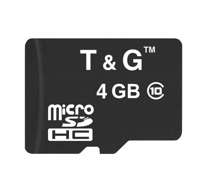 Карта пам`ятi MicroSDHC 4GB Class 10 T&G (TG-4GBSDCL10-00)