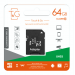 T&G Карта памяти MicroSDXC  64GB UHS-I U3 Class 10 T&G + SD-adapter (TG-64GBSDU3CL10-01)