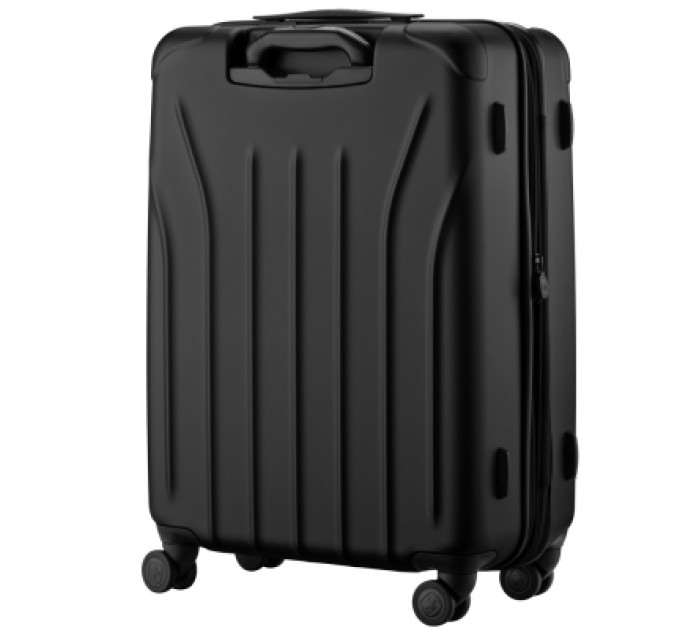 Валіза Wenger Oryson, середня, пластик, 4 колеса, чорна (653165)