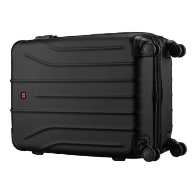 Валіза Wenger Oryson, середня, пластик, 4 колеса, чорна (653165)
