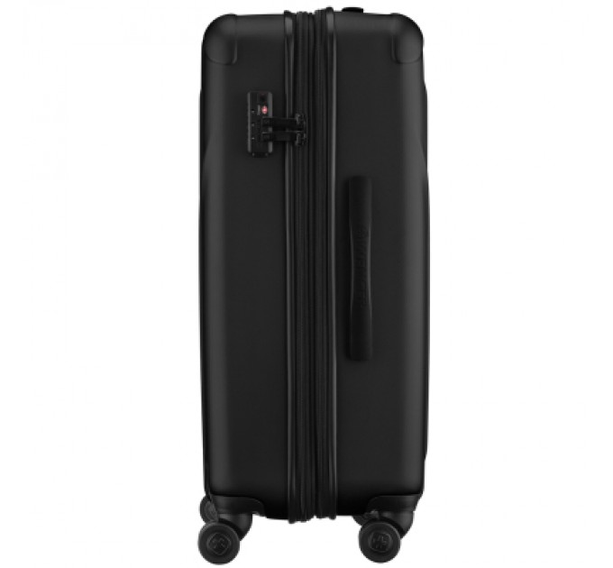 Валіза Wenger Oryson, середня, пластик, 4 колеса, чорна (653165)
