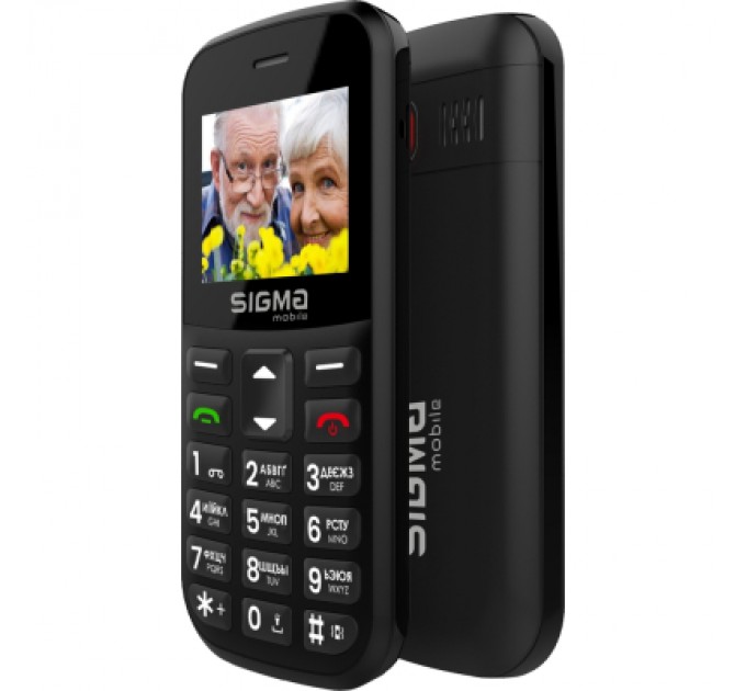 Sigma Мобільний телефон Sigma Comfort 50 EASY TYPE-C Black (4827798585214)