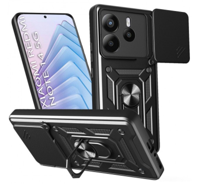 BeCover Чохол до мобільного телефона BeCover Military Xiaomi Redmi Note 14 5G Black (712867)