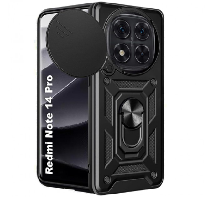 BeCover Чохол до мобільного телефона BeCover Military Xiaomi Redmi Note 14 Pro 5G Black (712869)