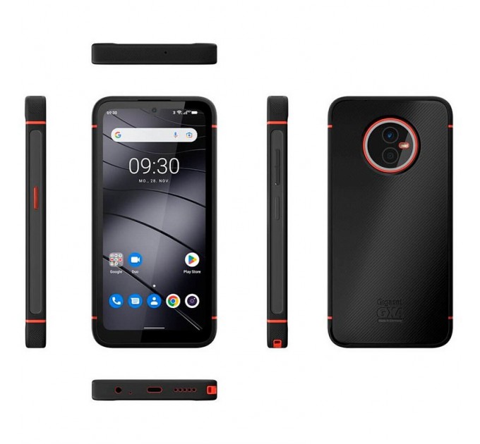 Gigaset Смартфон Gigaset GX4 IM 4/64GB Dual Sim Black (S30853H1531R111); 6.1" (1560х720) IPS / MediaTek Helio G99 / ОЗУ 4 ГБ / 64 ГБ встроенной + microSD до 1 ТБ / камера 48+8 Мп + 16 Мп / 4G (LTE) / Bluetooth, Wi-Fi, NFC / GPS, GLONASS, Beidou, Gali