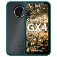 Смартфон Gigaset GX4 IM 4/64GB Dual Sim Petrol (S30853H1531R112); 6.1" (1560х720) IPS / MediaTek Helio G99 / ОЗУ 4 ГБ / 64 ГБ встроенной + microSD до 1 ТБ / камера 48+8 Мп + 16 Мп / 4G (LTE) / Bluetooth, Wi-Fi, NFC / GPS, GLONASS, Beidou, Galileo / О