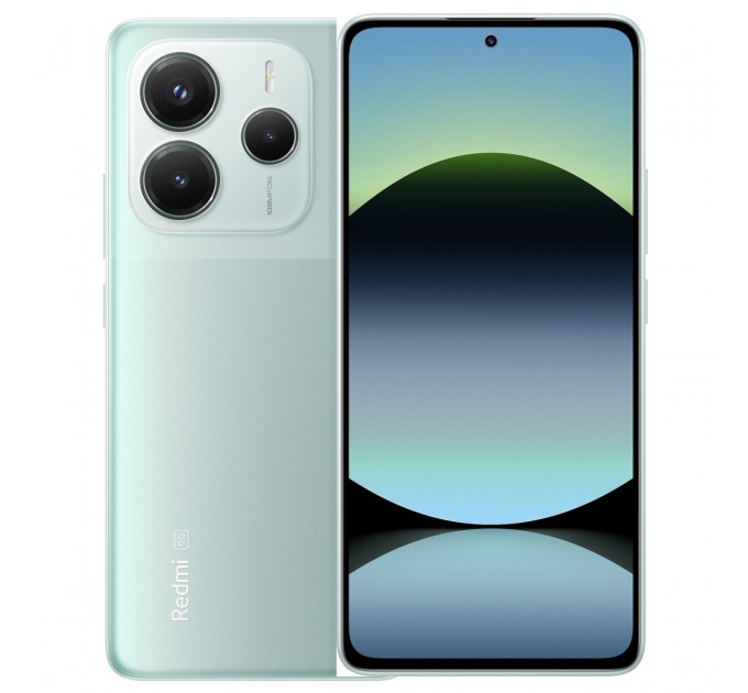 Xiaomi Смартфон Xiaomi Redmi Note 14 5G 6/128GB Coral Green; 6.67" (2400х1080) AMOLED / MediaTek Dimensity 7025 Ultra / ОЗУ 6 ГБ / 128 ГБ встроенной + microSD до 1 ТБ / камера 108+8+2 Мп + 20 Мп / 5G / Bluetooth, Wi-Fi, NFC / GPS, Galileo, Glonass, B