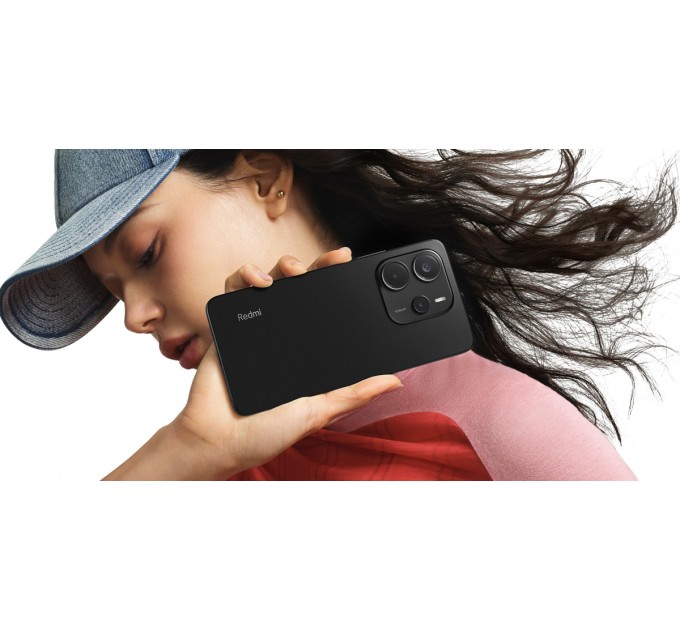 Xiaomi Смартфон Xiaomi Redmi Note 14 8/256GB Midnight Black; 6.67" (2400х1080) AMOLED / MediaTek Helio G99 Ultra / ОЗУ 8 ГБ / 256 ГБ встроенной + microSD до 1 ТБ / камера 108+2+2 Мп + 20 Мп / 4G (LTE) / Bluetooth, Wi-Fi, NFC / GPS, A-GPS, GLONASS, Be