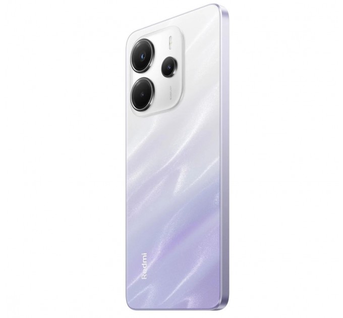 Xiaomi_ Смартфон Xiaomi Redmi Note 14 8/256GB Mist Purple; 6.67" (2400х1080) AMOLED / MediaTek Helio G99 Ultra / ОЗУ 8 ГБ / 256 ГБ встроенной + microSD до 1 ТБ / камера 108+2+2 Мп + 20 Мп / 4G (LTE) / Bluetooth, Wi-Fi, NFC / GPS, A-GPS, GLONASS, Beid