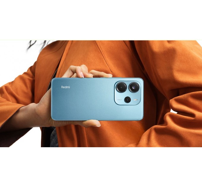 Xiaomi Смартфон Xiaomi Redmi Note 14 8/256GB Ocean Blue; 6.67" (2400х1080) AMOLED / MediaTek Helio G99 Ultra / ОЗУ 8 ГБ / 256 ГБ встроенной + microSD до 1 ТБ / камера 108+2+2 Мп + 20 Мп / 4G (LTE) / Bluetooth, Wi-Fi, NFC / GPS, A-GPS, GLONASS, Beidou