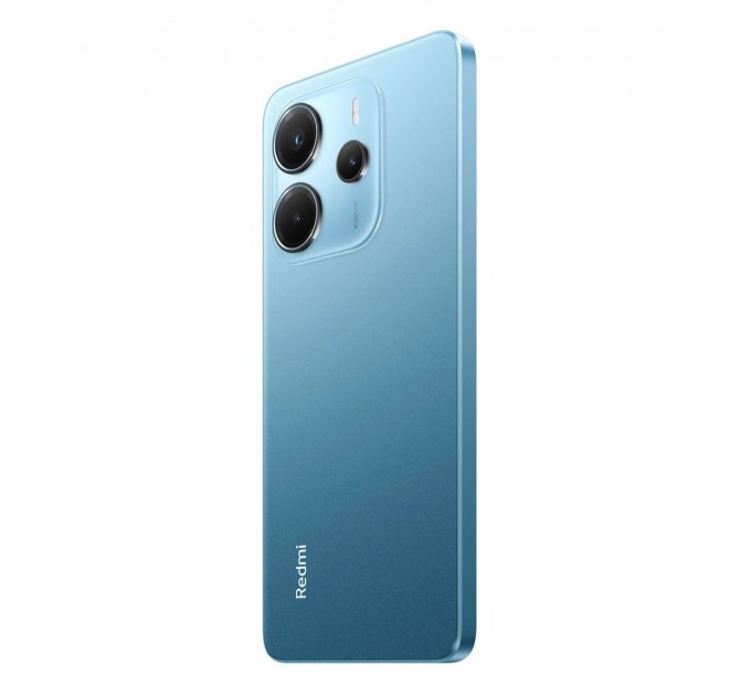 Xiaomi Смартфон Xiaomi Redmi Note 14 8/256GB Ocean Blue; 6.67" (2400х1080) AMOLED / MediaTek Helio G99 Ultra / ОЗУ 8 ГБ / 256 ГБ встроенной + microSD до 1 ТБ / камера 108+2+2 Мп + 20 Мп / 4G (LTE) / Bluetooth, Wi-Fi, NFC / GPS, A-GPS, GLONASS, Beidou