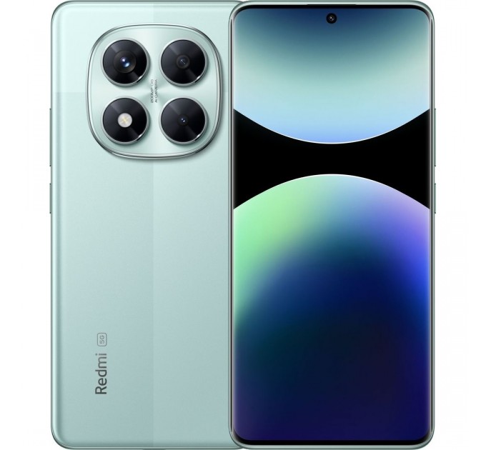 Xiaomi Смартфон Xiaomi Redmi Note 14 Pro 5G 8/256GB Coral Green; 6.67" (2712x1220) AMOLED / MediaTek Dimensity 7300 Ultra / ОЗУ 8 ГБ / 256 ГБ встроенной / камера 200+8+2 Мп + 20 Мп / 5G / Bluetooth, Wi-Fi, NFC / GPS, A-GPS, GLONASS, Beidou, Galileo, 