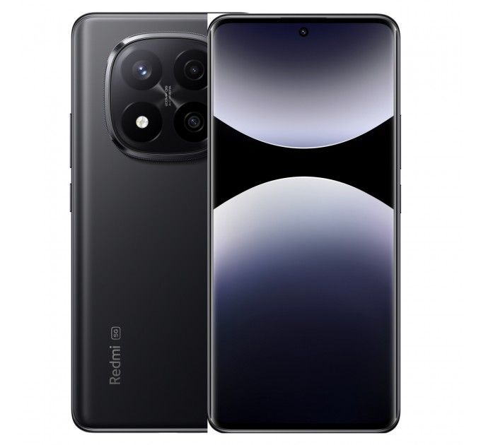 Xiaomi Смартфон Xiaomi Redmi Note 14 Pro+ 5G 12/512GB Midnight Black; 6.67" (2712x1220) AMOLED / Qualcomm Snapdragon 7s Gen 3 / ОЗУ 12 ГБ / 512 ГБ встроенной / камера 200+8+2 Мп + 20 Мп / 5G / Bluetooth, Wi-Fi, NFC / GPS, A-GPS, GLONASS, Beidou, Gali