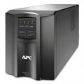 APC Джерело безперебійного живлення APC Smart-UPS 1500VA LCD, Lin.int., AVR, 8 х IEC, SmartSlot, USB, RJ-45, метал (SMT 1500I)