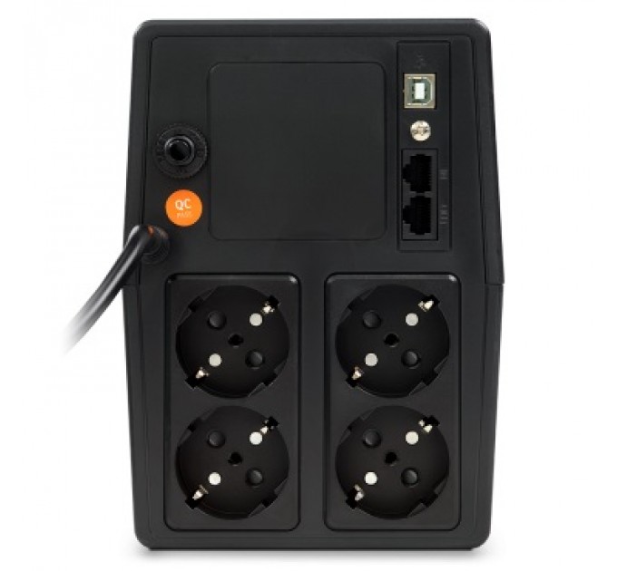 nJoy Джерело безперебійного живлення NJOY Horus Plus 2000 (PWUP-LI200H1-AZ01B) Lin.int., AVR, 4 x евро, USB, LCD, пластик