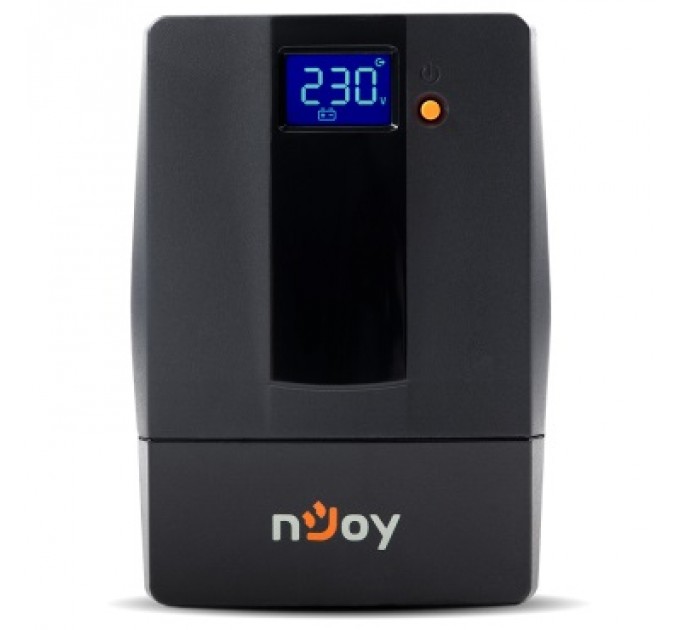 nJoy Джерело безперебійного живлення NJOY Horus Plus 600 (PWUP-LI060H1-AZ01B) Lin.int., AVR, 2 x евро, USB, LCD, пластик