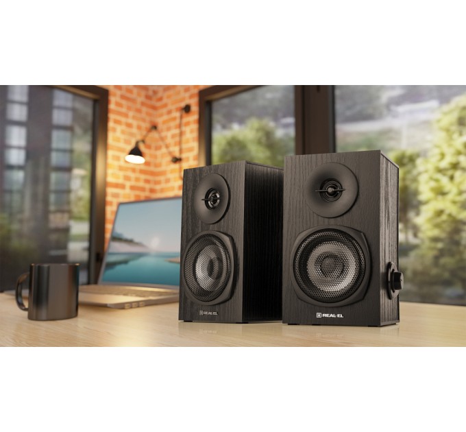 REAL-EL Акустична система REAL-EL S-225 Black