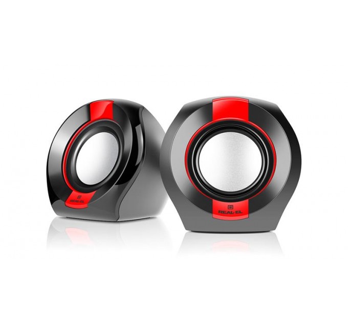 REAL-EL Акустична система REAL-EL S-50 Black/Red