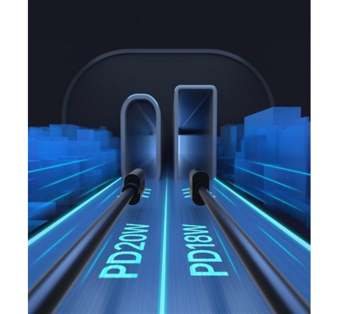 Choetech Автомобильное зарядное устройство Choetech (1USB Type C; 1USB) 38W PD3.0 QC3.0 Black (TC0005)