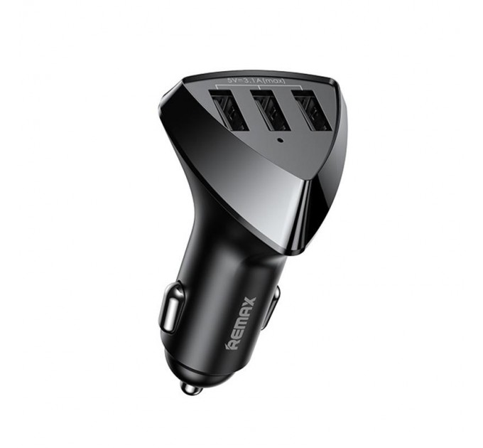 Remax Автомобильное зарядное устройство Remax Alien III Series 3xUSB 3.1A Black (RCC-322)