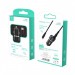 SkyDolphin Автомобильное зарядное устройство SkyDolphin SZ02L Aluminium (2USB, 2.4A) Black (AZP-000071) + кабель Lightning