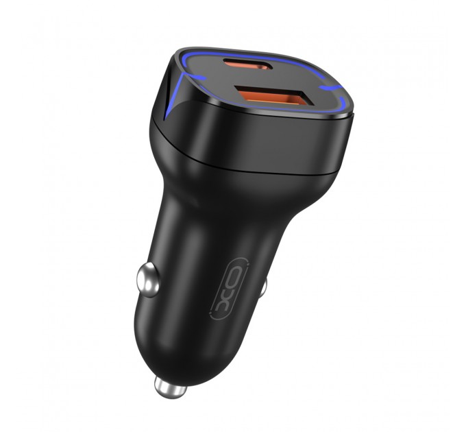XO Автомобильное зарядное устройство XO CC37 (2USB, 3А) Black (CC37.black)