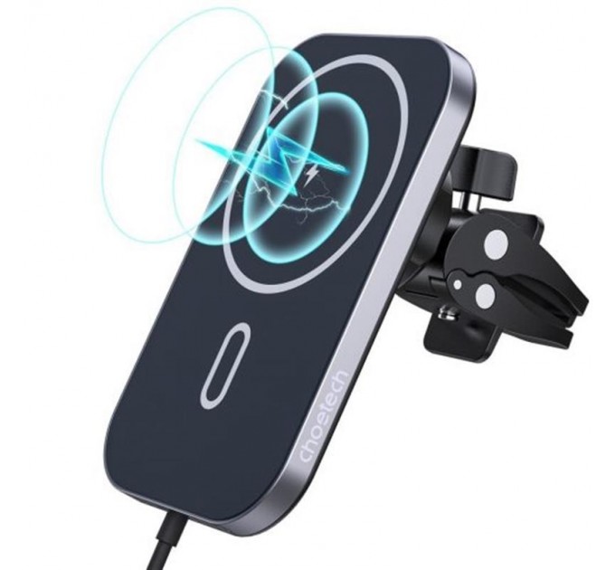 Choetech Беспроводное зарядное устройство Choetech Car Magnetic Mount Inductive Qi Charger 15W (T200-F)