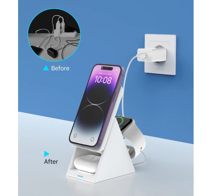 Choetech Беспроводное зарядное устройство Choetech T600-F 15W