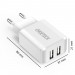 Choetech Сетевое зарядное устройство Choetech (2USBх2A) White (C0030)