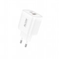Foneng Мережевий зарядний пристрій Foneng EU52-CH PD 30W (1xUSB, 1xType-C) White