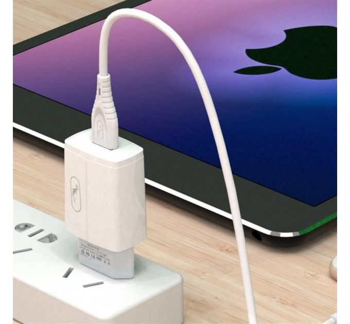 SkyDolphin Сетевое зарядное устройство SkyDolphin SC06 (1USBx2.4A) White (SDMZP-000177)