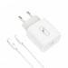 Сетевое зарядное устройство SkyDolphin SC38T (USB TYPE-Cx2.4A) White (MZP-000182) + кабель Lightning