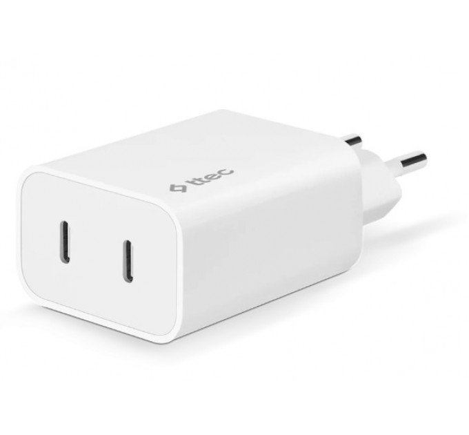 Ttec Сетевое зарядное устройство Ttec SmartCharger Duo PD USB-C 40W White (2SCS27B)