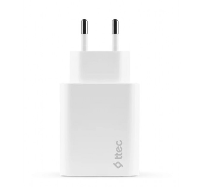 Ttec Сетевое зарядное устройство Ttec SmartCharger Duo PD USB-C 40W White (2SCS27B)