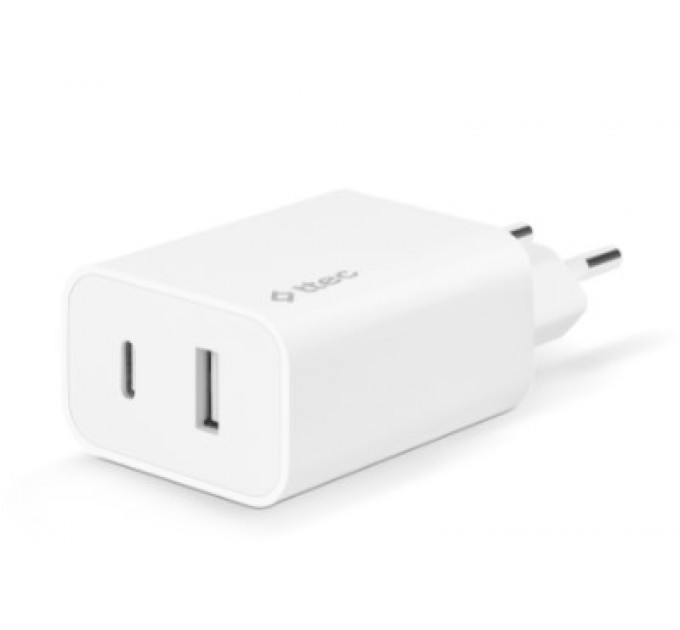 Ttec Сетевое зарядное устройство Ttec SmartCharger Duo PD USB-C/USB-A 32Вт White (2SCS24B)