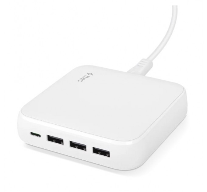 Ttec Сетевое зарядное устройство Ttec SmartCharger Quattro GaN USB-C/USB-A 65W White (2SCG02B)