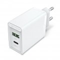 Сетевое зарядное устройство Vention USB Type C + QC4.0 (18-20W) White (FBBW0-EU)