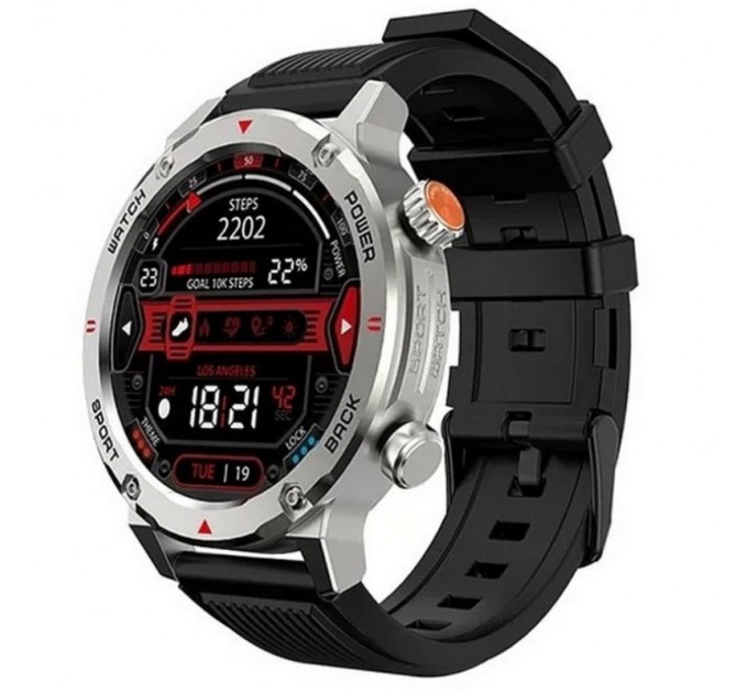 iMiki Смарт-годинник iMiki D2 Silver Silicone Strap