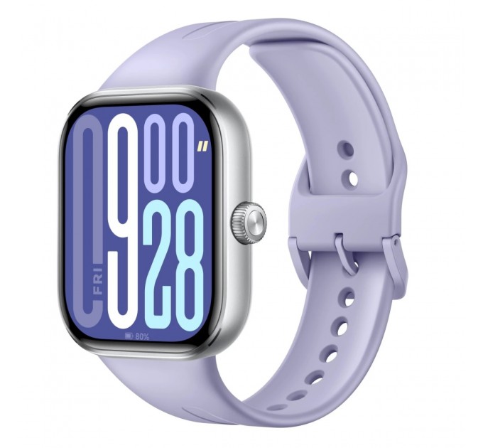 Xiaomi Смарт-часы Xiaomi Redmi Watch 5 Lavender Purple (BHR9388GL); 2.07" (514х432) AMOLED сенсорный / Bluetooth 5.3 / GPS, Beidou, Galileo, GLONASS, QZSS / 47.5 х 41.1 х 11.3 мм, 33.5 г / 5 АТМ / 550 мАч / фиолетовый