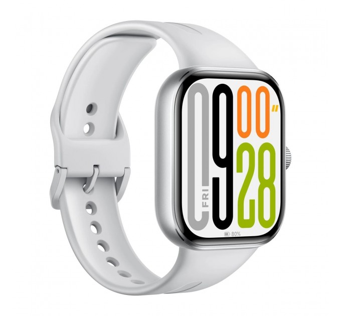 Xiaomi Смарт-часы Xiaomi Redmi Watch 5 Silver Gray (BHR9381GL); 2.07" (514х432) AMOLED сенсорный / Bluetooth 5.3 / GPS, Beidou, Galileo, GLONASS, QZSS / 47.5 х 41.1 х 11.3 мм, 33.5 г / 5 АТМ / 550 мАч / серый