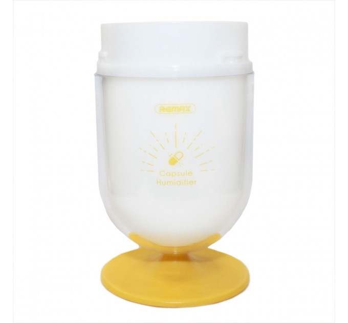 Remax Зволожувач повітря Remax RT-A500 Capsule Mini Humidifier жовтий (6954851281870)