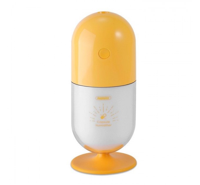 Remax Зволожувач повітря Remax RT-A500 Capsule Mini Humidifier жовтий (6954851281870)