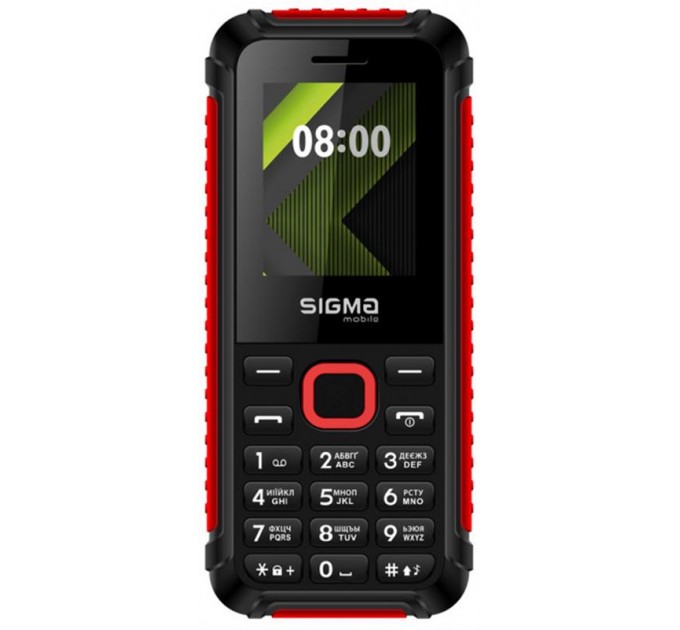 Sigma mobile Мобiльний телефон Sigma mobile X-style 18 Track Dual Sim Black/Red