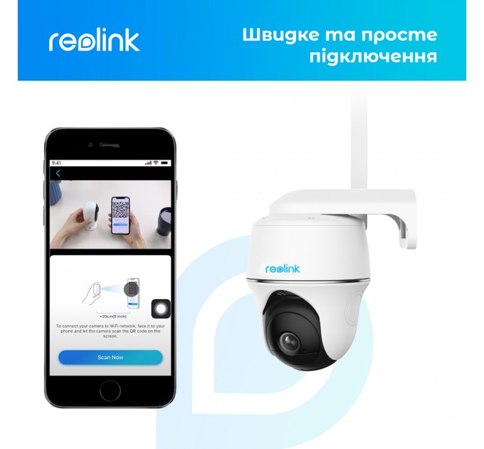 IP камера Reolink Go PT Plus без солнечной панели