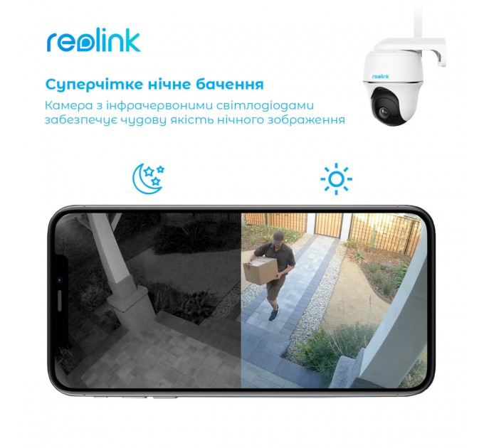 IP камера Reolink Go PT Plus без солнечной панели