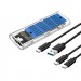Dynamode Кишеня зовнішня Dynamode M.2 SSD NVMe/SATA combo ч-з USB3.2 GEN2 Type-C (DM-CAD-SSD09)