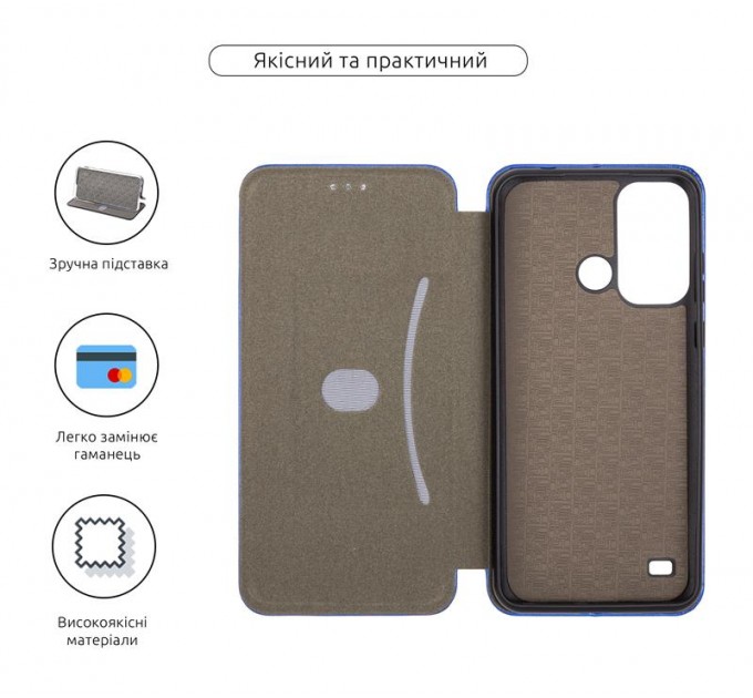 Armorstandart Чехол-книжка Armorstandart G-Case для ZTE Blade A53 Blue (ARM68855)