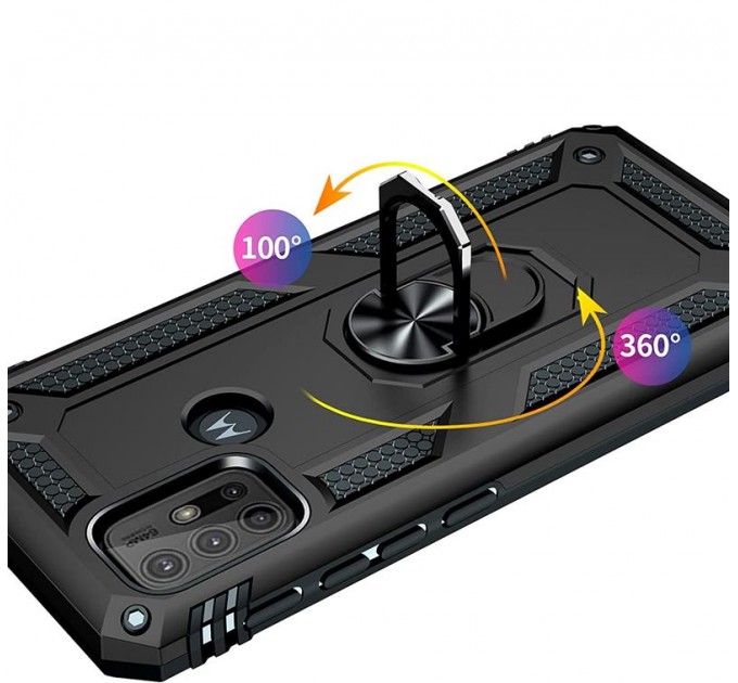 BeCover Чeхол-накладка BeCover Military для Motorola Moto G10/G10 Power/G20/G30 Black (706634)