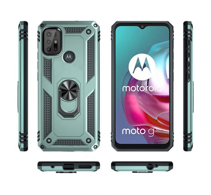 BeCover Чeхол-накладка BeCover Military для Motorola Moto G10/G10 Power/G20/G30 Dark Green (707107)